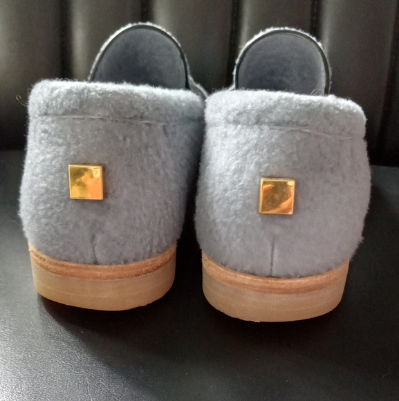 Stuart Weitzman Blue/Gray Loafers Slip-Ons Classic Design - Picture 4 of 7